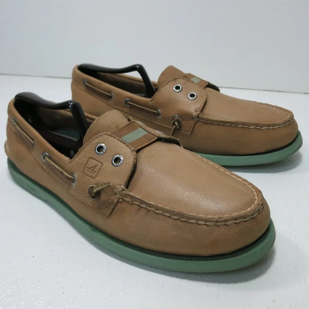 Sperry Top-Sider Nubuck Leather Boat Deck Shoes Men's Footwear Shoe's 10 M